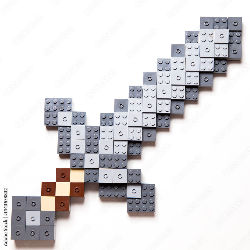Fototapeta premium Lego Minecraft Schwert