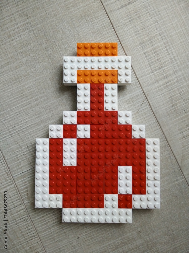 Naklejka premium Lego Minecraft Trank