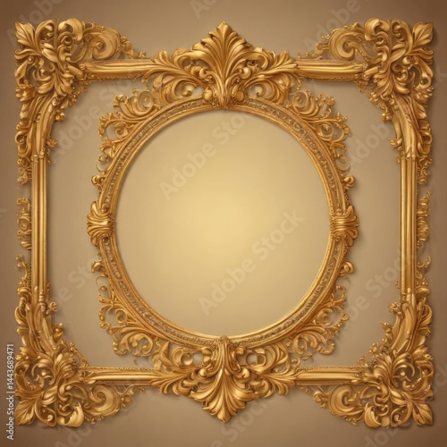 antique gold frame, vintage gold frame, antique gold picture frame
