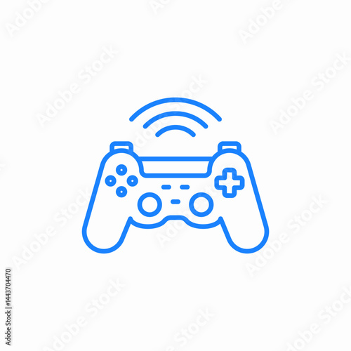 fun wireless entertainment icon sign vector