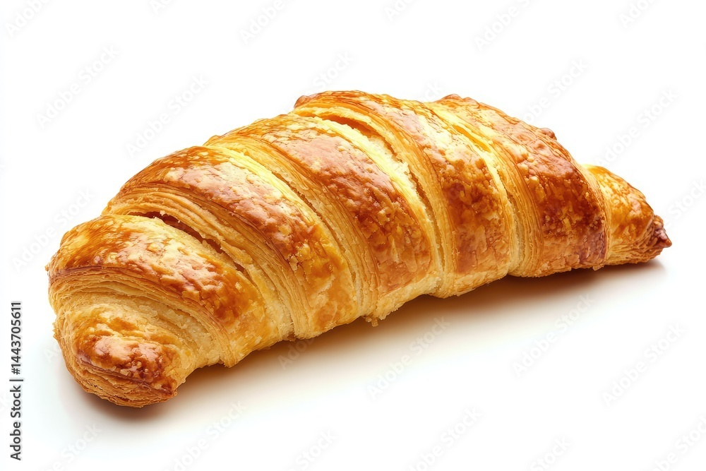 Pastry isolated on a plate with a white background. AI generated illustration. Pastry isolated on a plate with a white background. AI generated illustration.