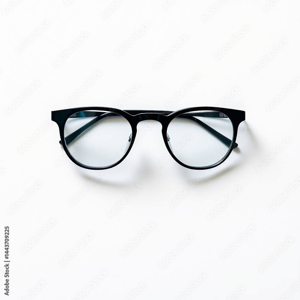 Black-Rimmed Eyeglasses on White Background, Ultra Realistic, High-Resolution, Futuristic Scene
Black-Rimmed Eyeglasses on White Background, Ultra Realistic, High-Resolution, Futuristic Scene