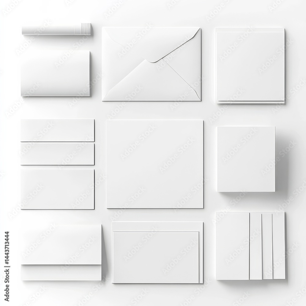 Isolated white biz templates on white. Isolated white biz templates on white.