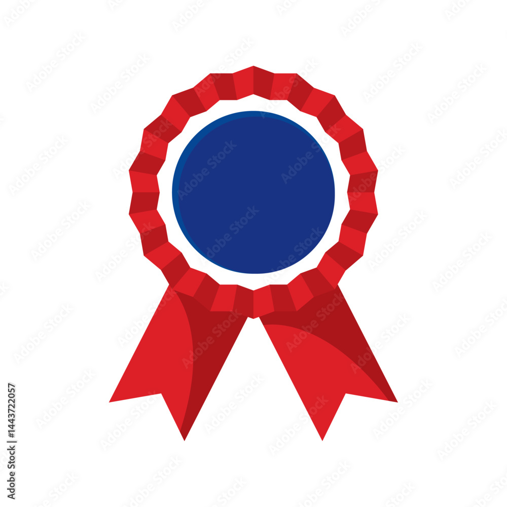 Patriotic badge ribbon. Vector Patriotic badge ribbon. Vector