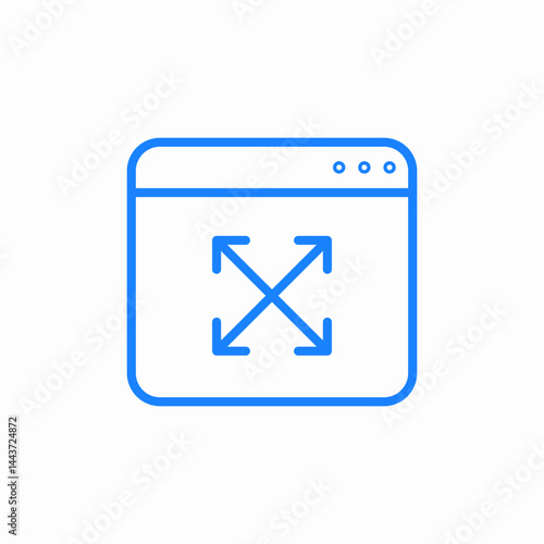 close window icon sign vector