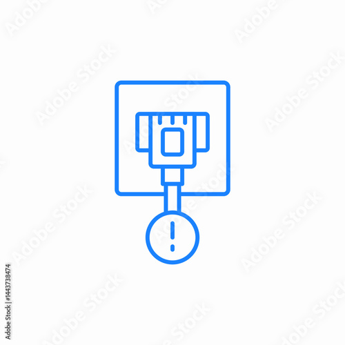 network security icon sign vector