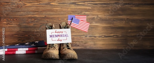 Greeting card for Memorial ...