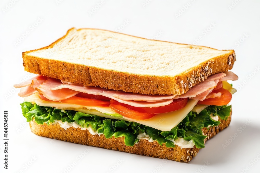 Sandwich. AI generated illustration. Sandwich. AI generated illustration.