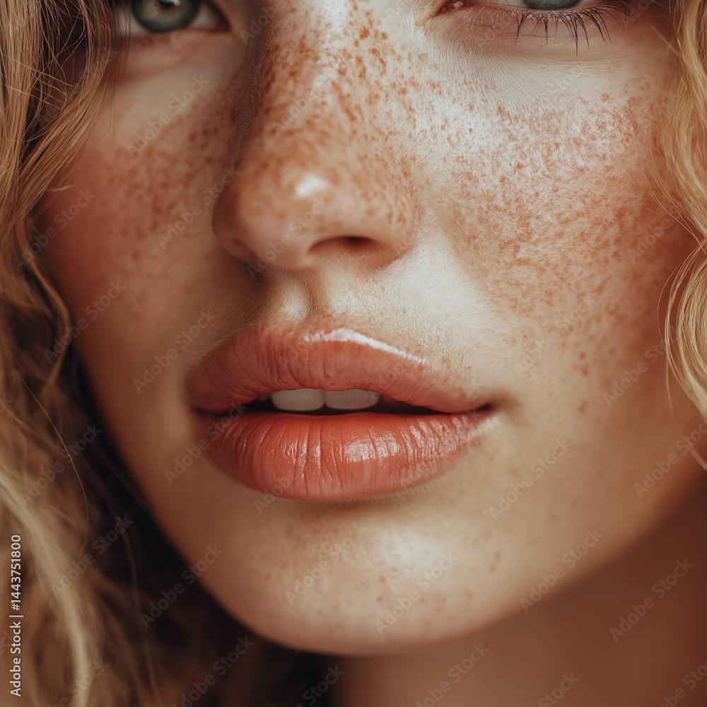 Obraz premium close up of a woman mouth