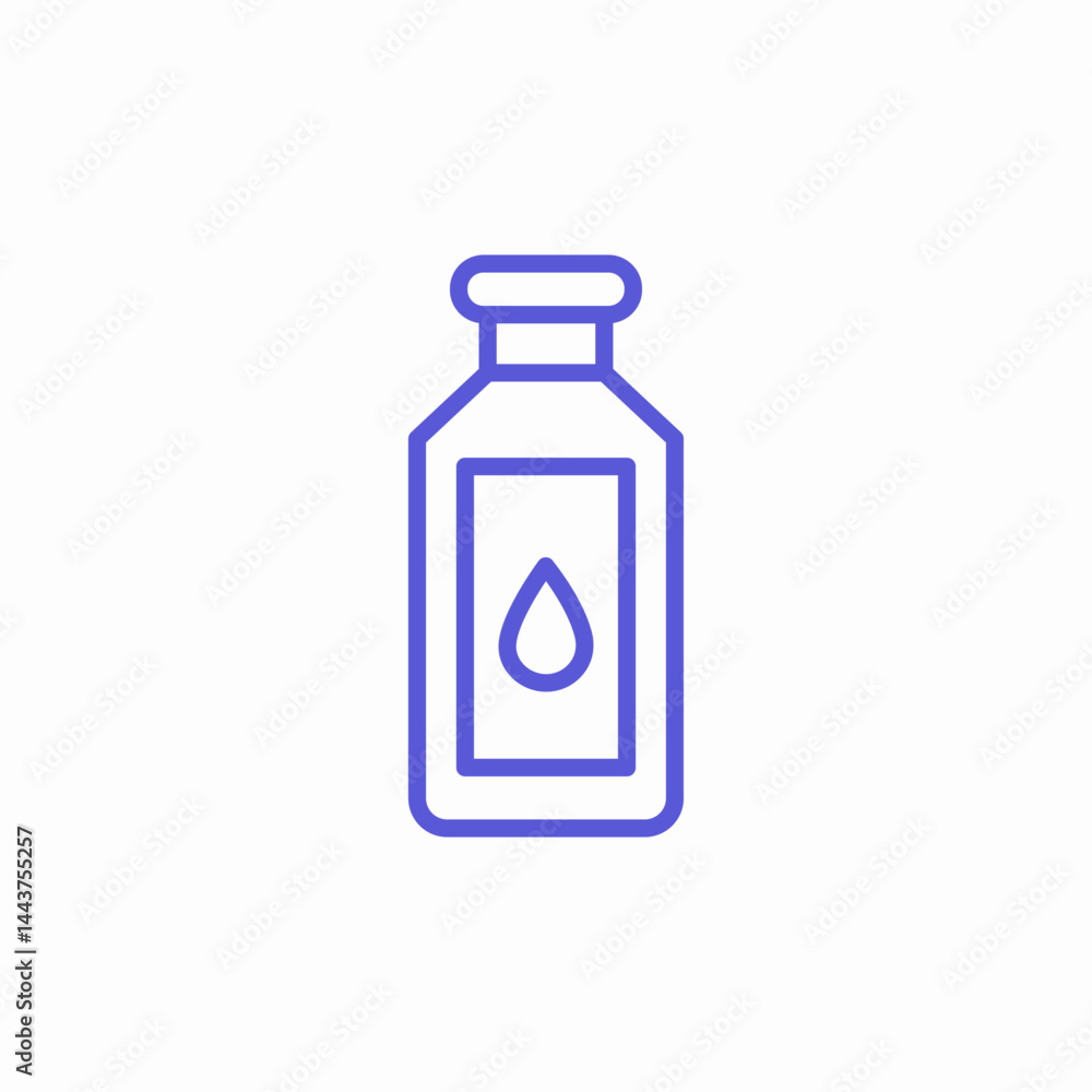 simple liquid bottle icon sign vector simple liquid bottle icon sign vector