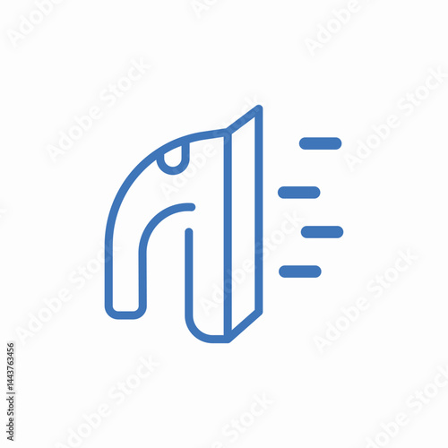 hand dryer bathroom icon sign vector