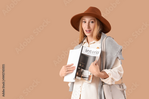 Beautiful young woman with ...