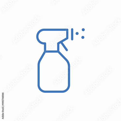 spray bottle cleaner icon sign vector