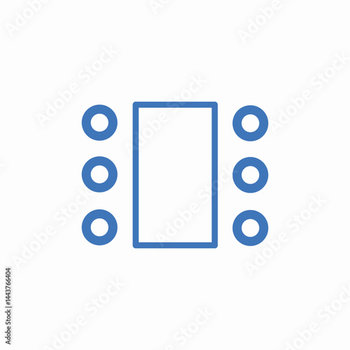 theater stage icon sign vector