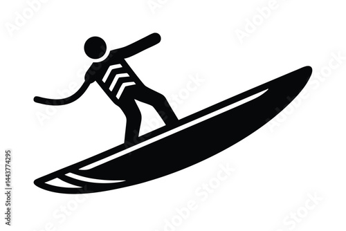 wakeboard vector icon