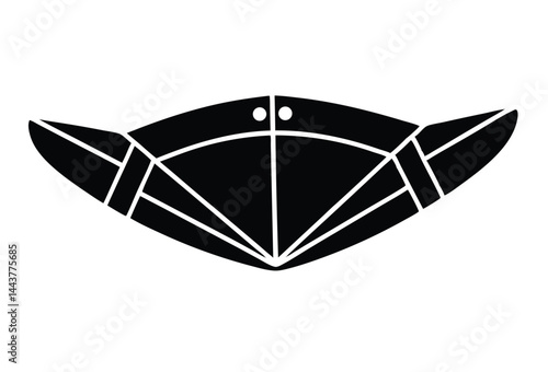 kiteboard vector icon