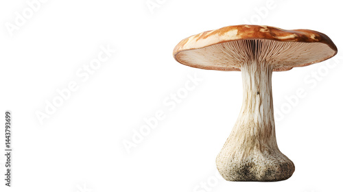 reishi mushroom isolated on white or transparent png
