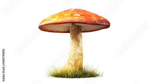 reishi mushroom isolated on white or transparent png
