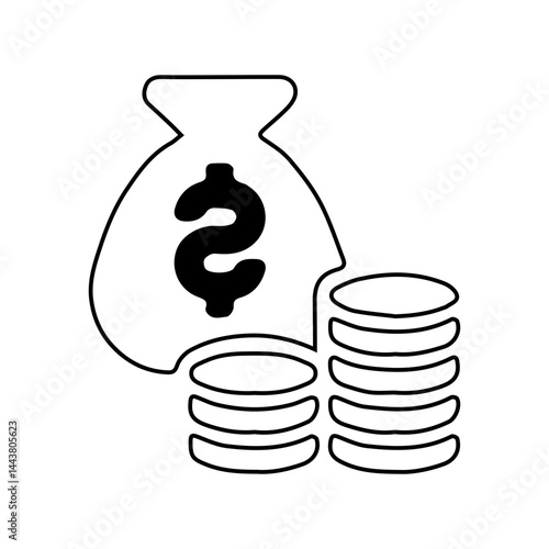 white money dolar icon