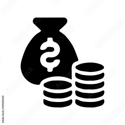 black money dolar icon