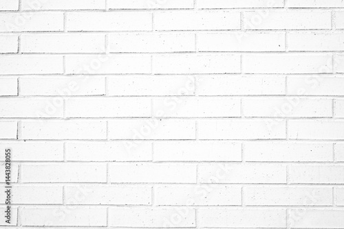 White brick wall texture for modern building design