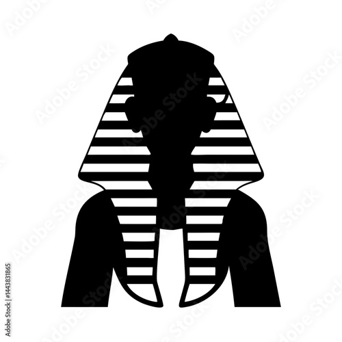 Discover ancient egypt pharaoh tutankhamun vector art graphic design illustration royalty free image
