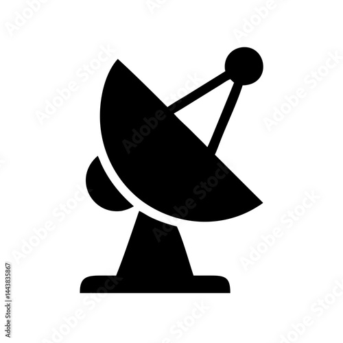 Satellite dish antenna vector illustration for communication broadcasting and technology design 90