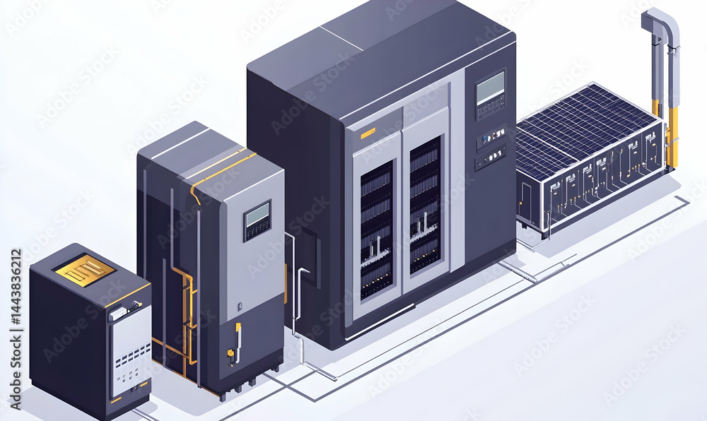 Automated factory production line Automated factory production line