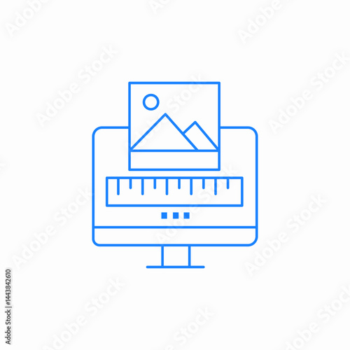 image editing graphic design icon sign vector
