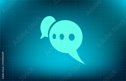 Vector illustration on a blue checkered background.