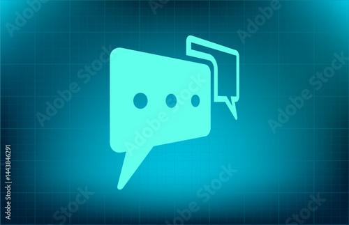 Vector illustration on a blue checkered background.