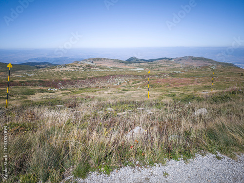 Obraz na płótnie Panorama of Vitosha Mountain near Cherni Vrah peak, Bulgaria w salonie
