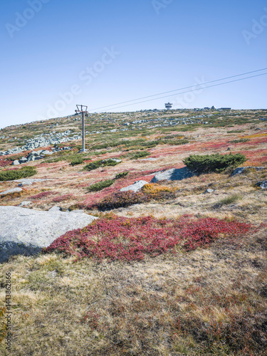 Obraz na płótnie Panorama of Vitosha Mountain near Cherni Vrah peak, Bulgaria w salonie