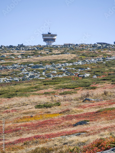 Obraz na płótnie Panorama of Vitosha Mountain near Cherni Vrah peak, Bulgaria w salonie