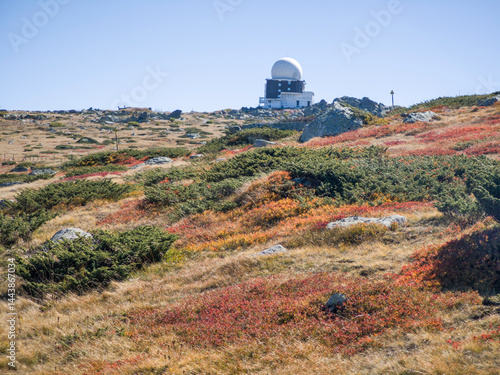Obraz na płótnie Panorama of Vitosha Mountain near Cherni Vrah peak, Bulgaria w salonie