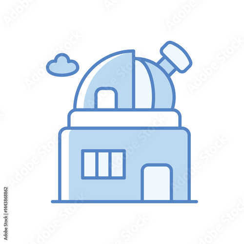Observatory Icon vector stock illustration