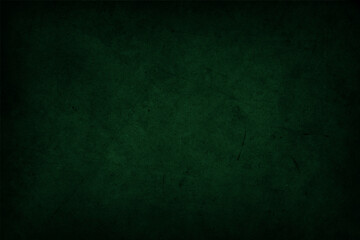 Dark green concrete wall background
