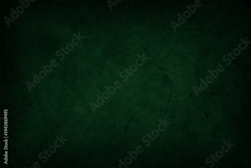 Dark green concrete wall background