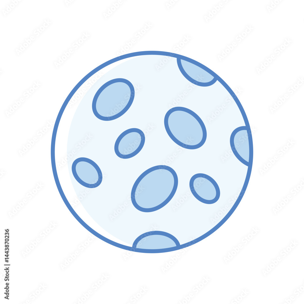 Moon Icon vector stock illustration Moon Icon vector stock illustration