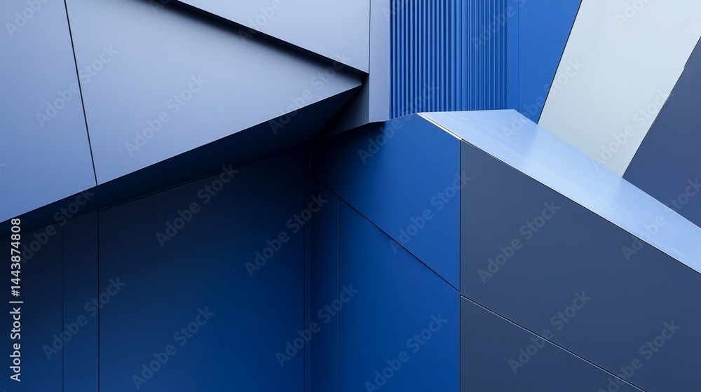 Obraz premium Abstract Modern Building Facade Design