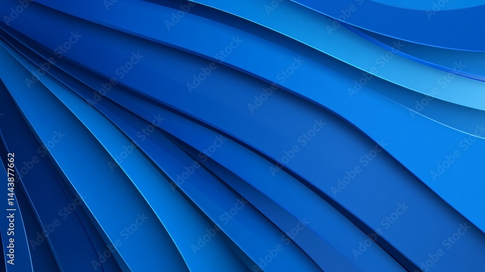 Fototapeta premium Abstract Blue Geometric Background Design