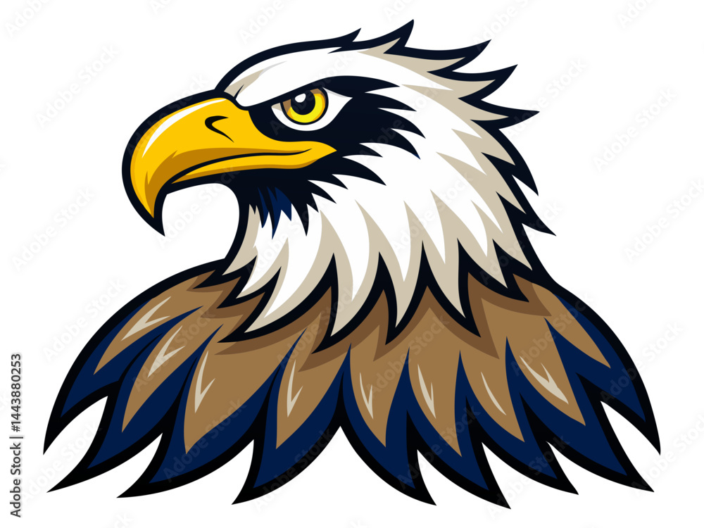 Obraz premium bald eagle vector illustration
