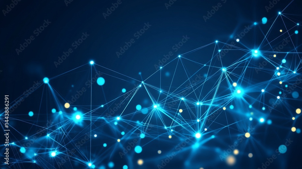 Abstract Network Design - Futuristic Technology Abstract Network Design - Futuristic Technology