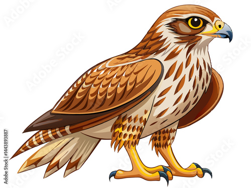eagle on a white