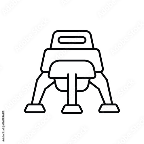 Lander Icon vector stock illustration