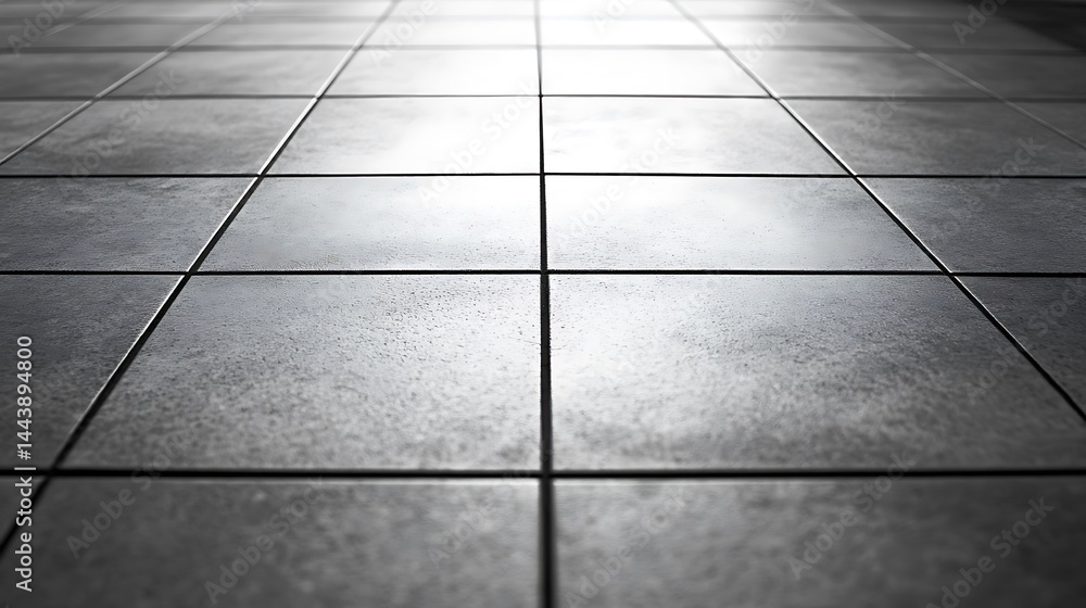 Sleek Modern Floor Tiles: A Study in Grey and Light Sleek Modern Floor Tiles: A Study in Grey and Light