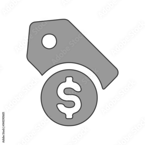 grey dolar price icon