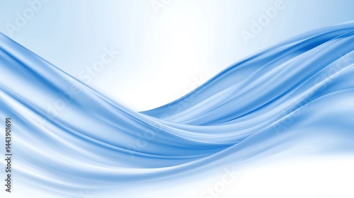 Wallpaper Mural Abstract Blue Flowing Waves Graphic Design Torontodigital.ca