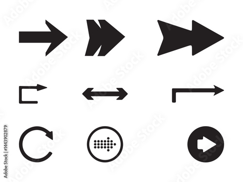 arrow icon set