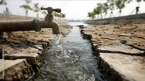 photo of water scarcity